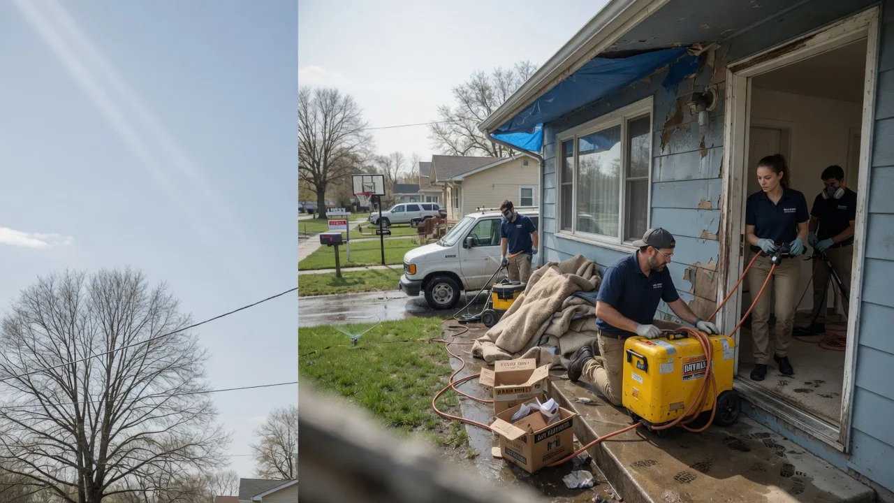 Basement Flood Cleanup in Bradfordsville, KY near me